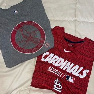 2 St. Louis Cardinals t-shirts that are in great condition. 2XL